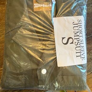 Big Bud Press, new,Short Sleeve Jumpsuit in Khaki